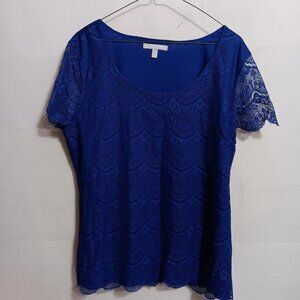 BANANA REPUBLIC PERIWINKLE BLOUSE